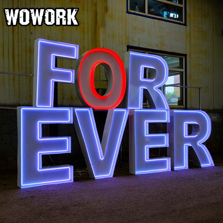 marquee letters lights