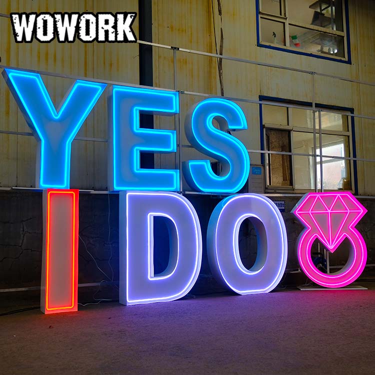 neon marquee letters