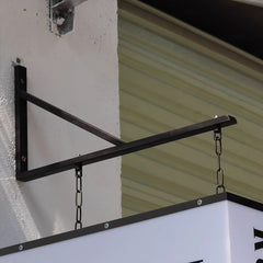 Custom 5-Sided Acrylic Signs with Iron Framework - Illuminate Your Brand