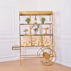 wedding party candy cart