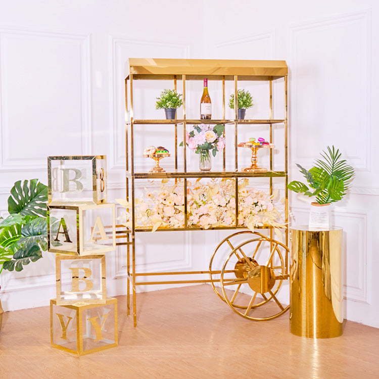 custom wedding candy cart