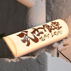 Elegant Curved Acrylic Wall Art with Custom Logo Printing light box