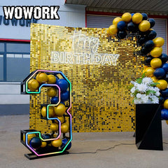 Shimmer Square Sequin wall backdrop