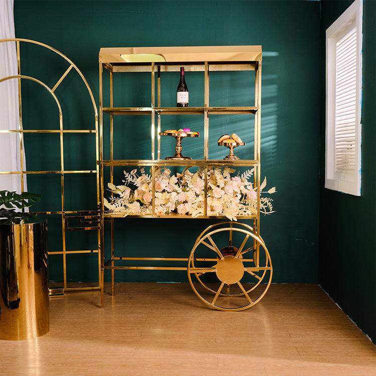Gold Candy Cart for Wedding