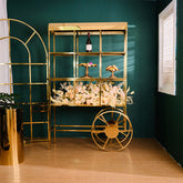 Gold Candy Cart for Wedding