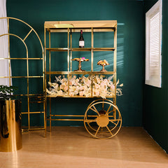 Gold Candy Cart for Wedding