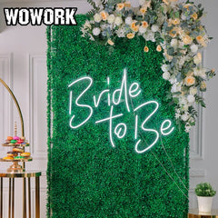 bride to be neon light sign