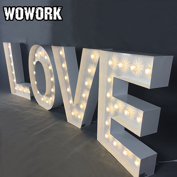 metal marquee letters