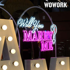 wedding neon sign