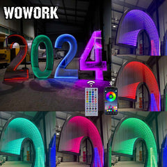 endless mirror letter lights