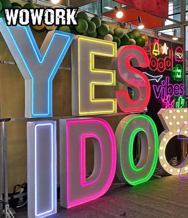 marquee light letters