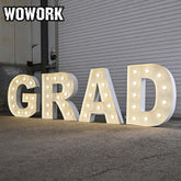 Marquee letters for sale with LED lights at wedding backdrop
