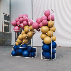 giant balloon numbers for wedding event party decoration