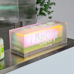 Illuminate Your Space with Customized 3D Glow letter acrylic light box