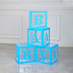 white Acrylic one baby love Balloon Box