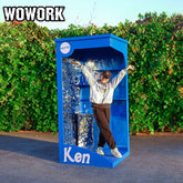 Metal Blue Ken Barbie Photo Booth for party