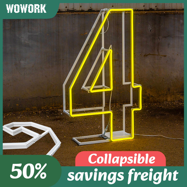 birthday neon numbers