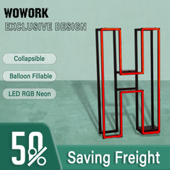 Collapsible RGB Neon Frame Marquee Lights