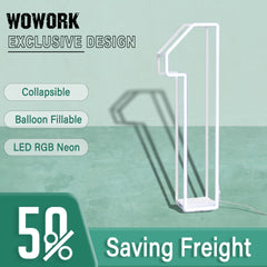 Collapsible RGB Neon Frame Marquee Lights