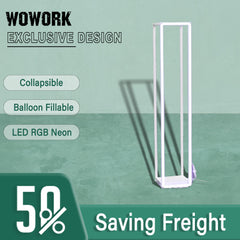 Collapsible RGB Neon Frame Marquee Lights