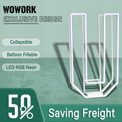 Collapsible RGB Neon Frame Marquee Lights