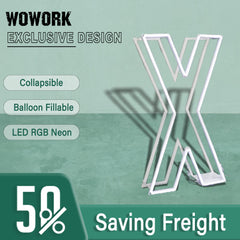 Collapsible RGB Neon Frame Marquee Lights