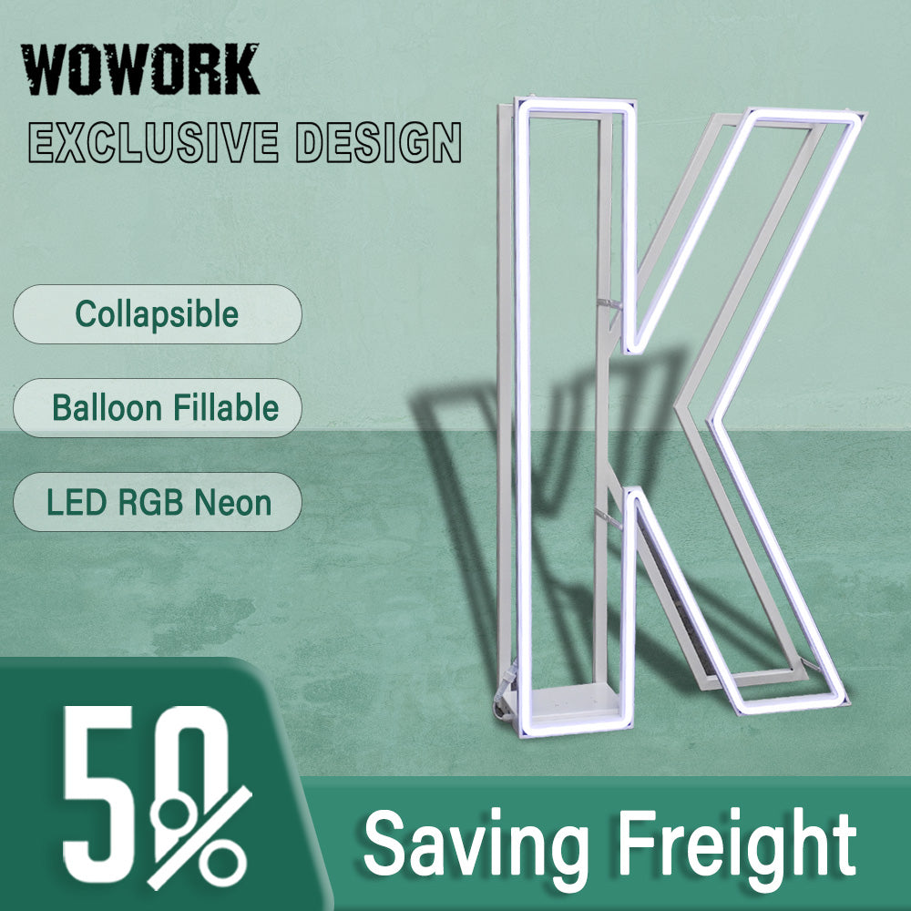 collapsible letter light