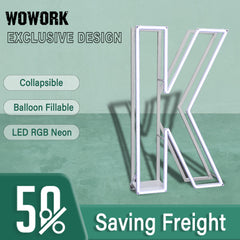 collapsible letter light