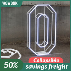 Collapsible RGB Neon Frame Marquee Lights