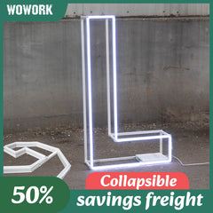 Collapsible RGB Neon Frame Marquee Lights