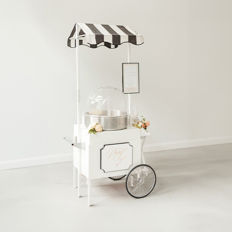 iron dessert cart