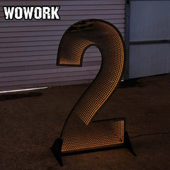 RGB Infinity Mirror Abyss Letter Lights