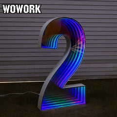 infinity endless letter lights