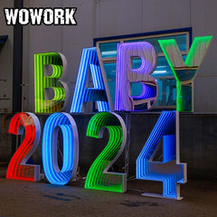 infinity endless letter lights