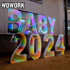 infinity endless letter lights