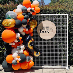 Detachable Rectangular Grid Backdrop for Stunning Party Decor