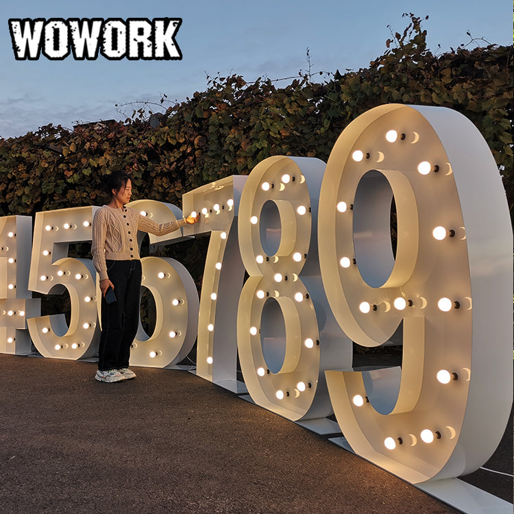 light up numbers