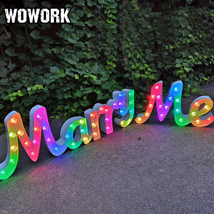 3ft RGB marquee letters