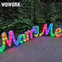 3ft RGB marquee letters