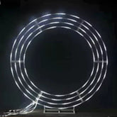 Factory producing meteor arch backdrop frames