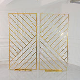 Twin Rectangle Golden Backdrop