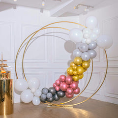 Golden Circles Dual Ring Backdrop