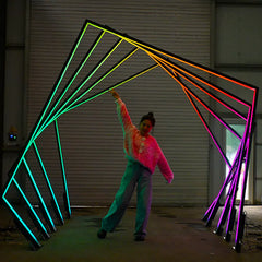 RGB Tunnel Arch for Wedding Entrance