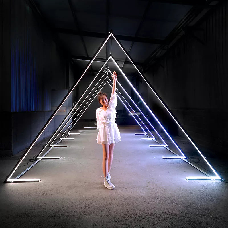 RGB Neon Arch Backdrop