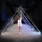 RGB Neon Arch Backdrop