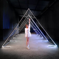 RGB Neon Arch Backdrop