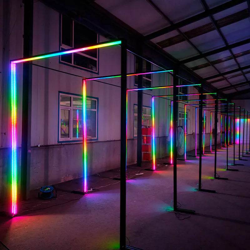 RGB led wedding arch