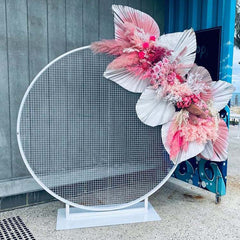 circle arch with grid