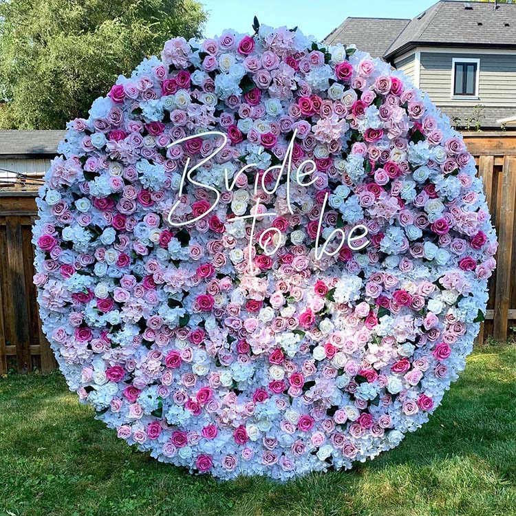 floral wedding backdrop
