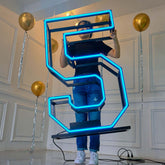 neon frame marquee letters